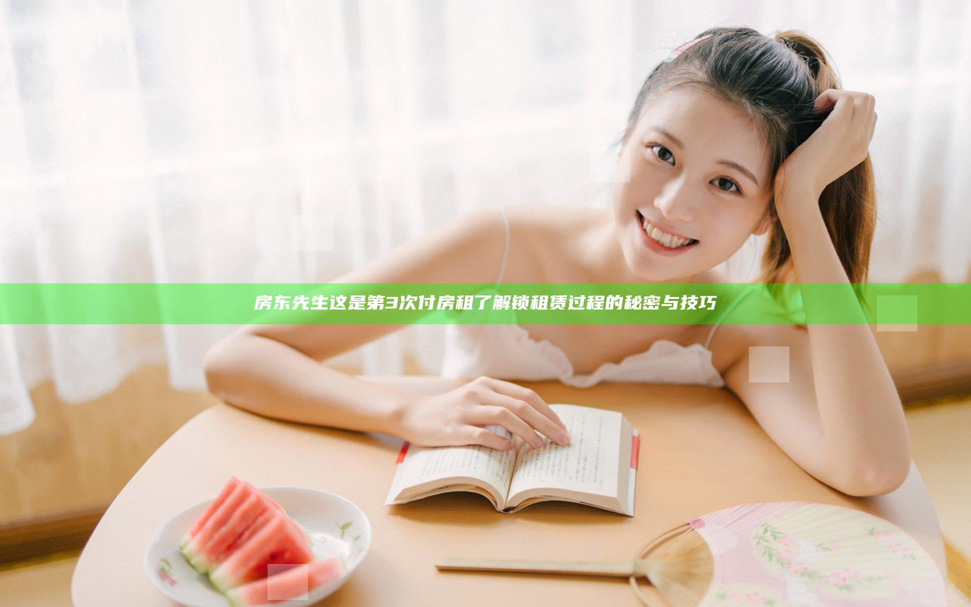 房东先生这是第3次付房租了 解锁租赁过程的秘密与技巧